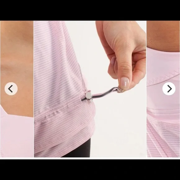 Lululemon Run: Back On Track Tank with cinch-able drawstring - Picture 3 of 10